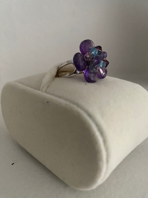 Sterling Cocktail Ring (Adjustable)