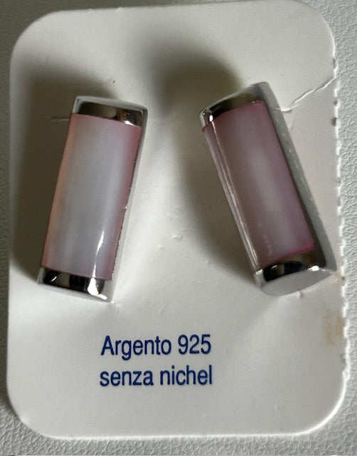 Sterling Quartz Stud Earrings