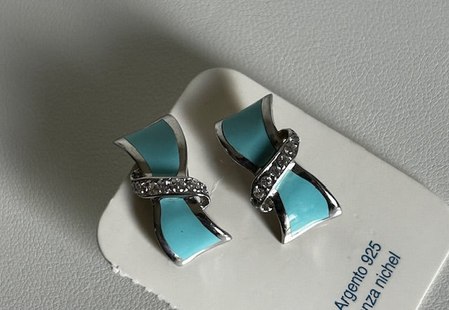 Sterling Turquoise Stud Earrings