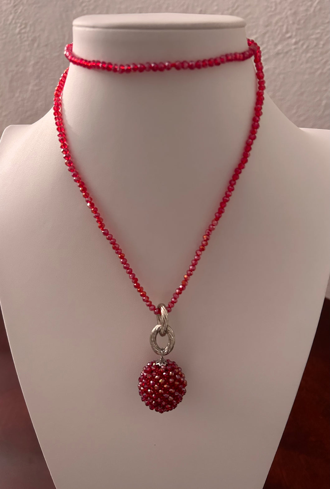Quartz Long Pendant Necklace