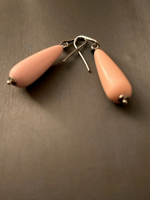 Sterling Quartz Hanging Earrings