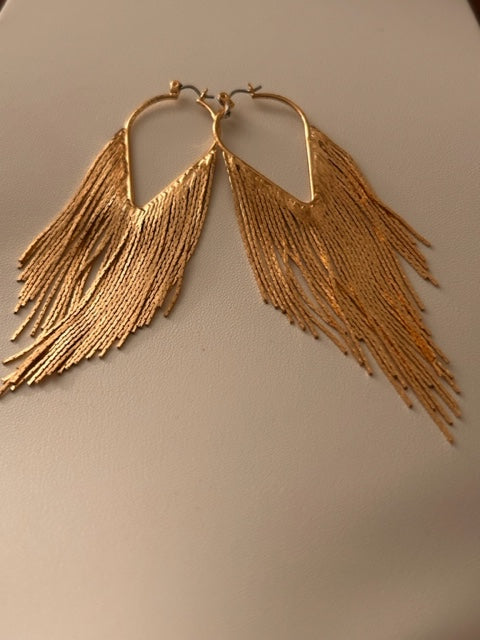 Yellow Sterling Hanging Earrings