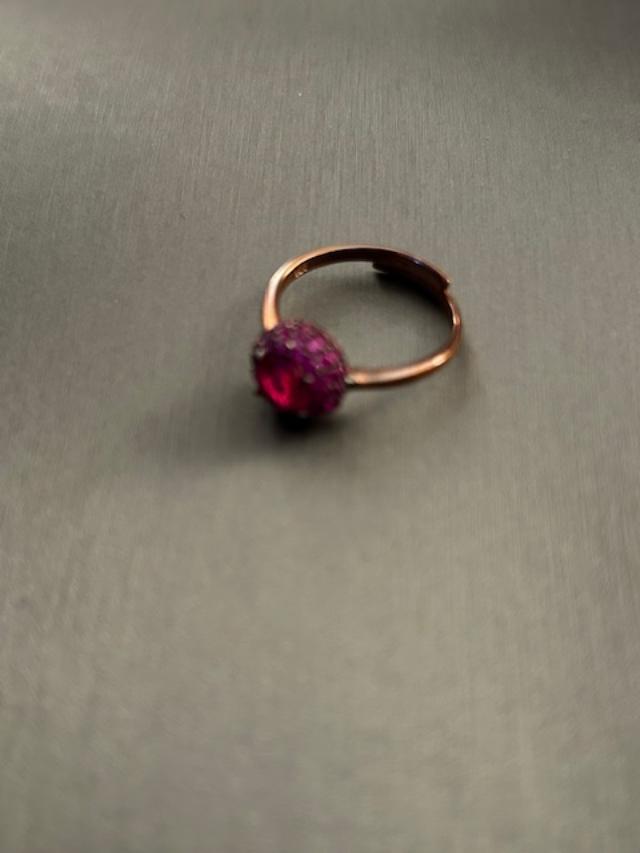 Rose Sterling Ring (Adjustable)