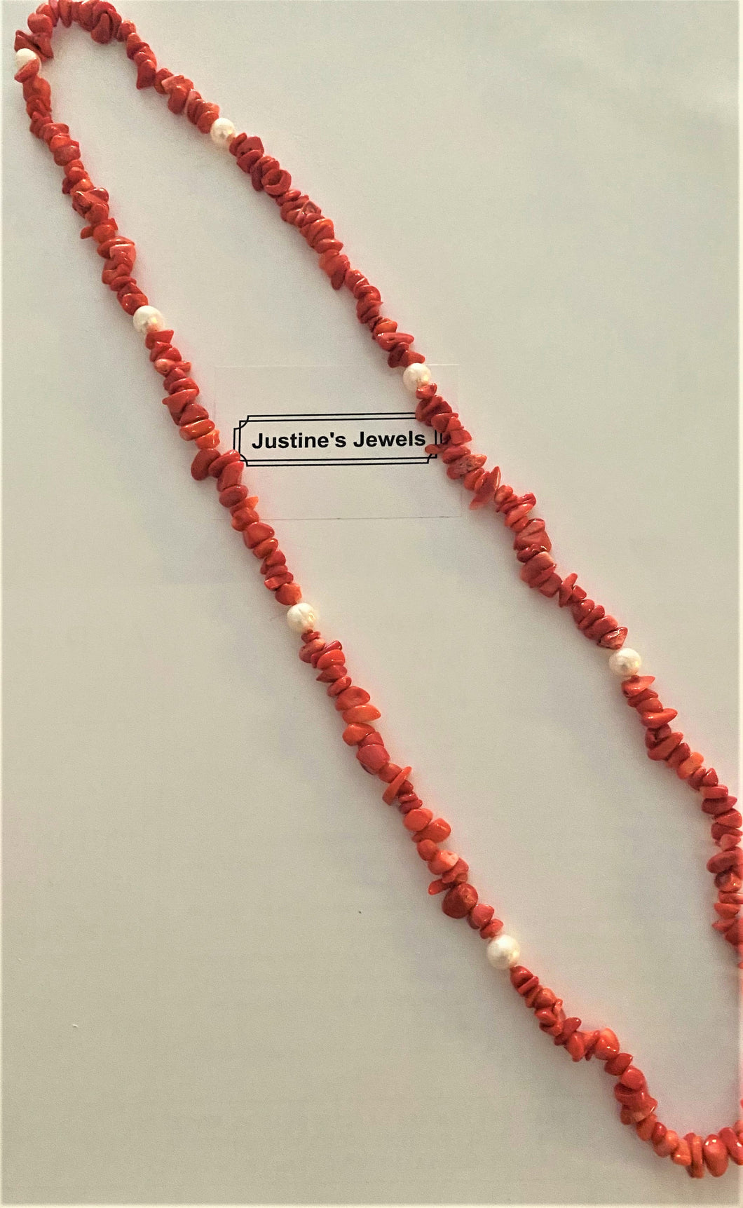 Pearl Coral Statement Necklace