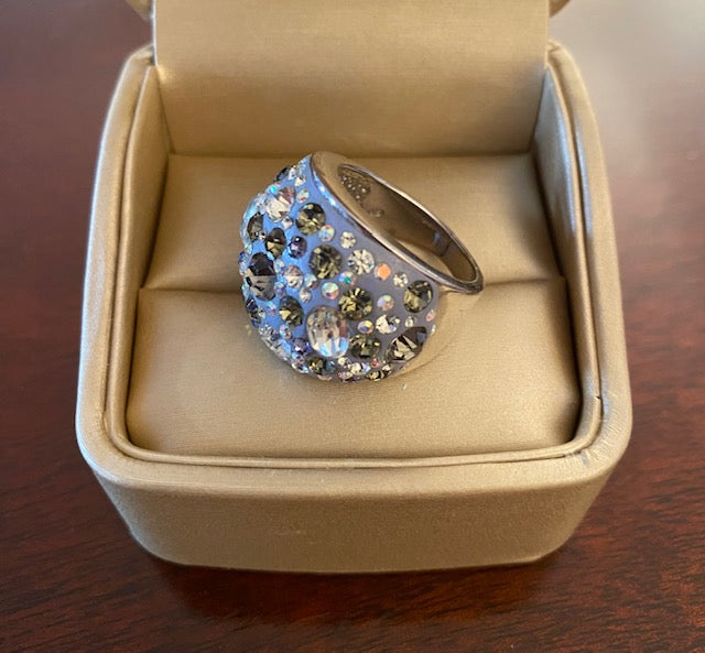 Sterling Dazzle Large Cocktail Ring